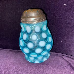 Sugar Shaker - Coin Dot Opalescent Blue